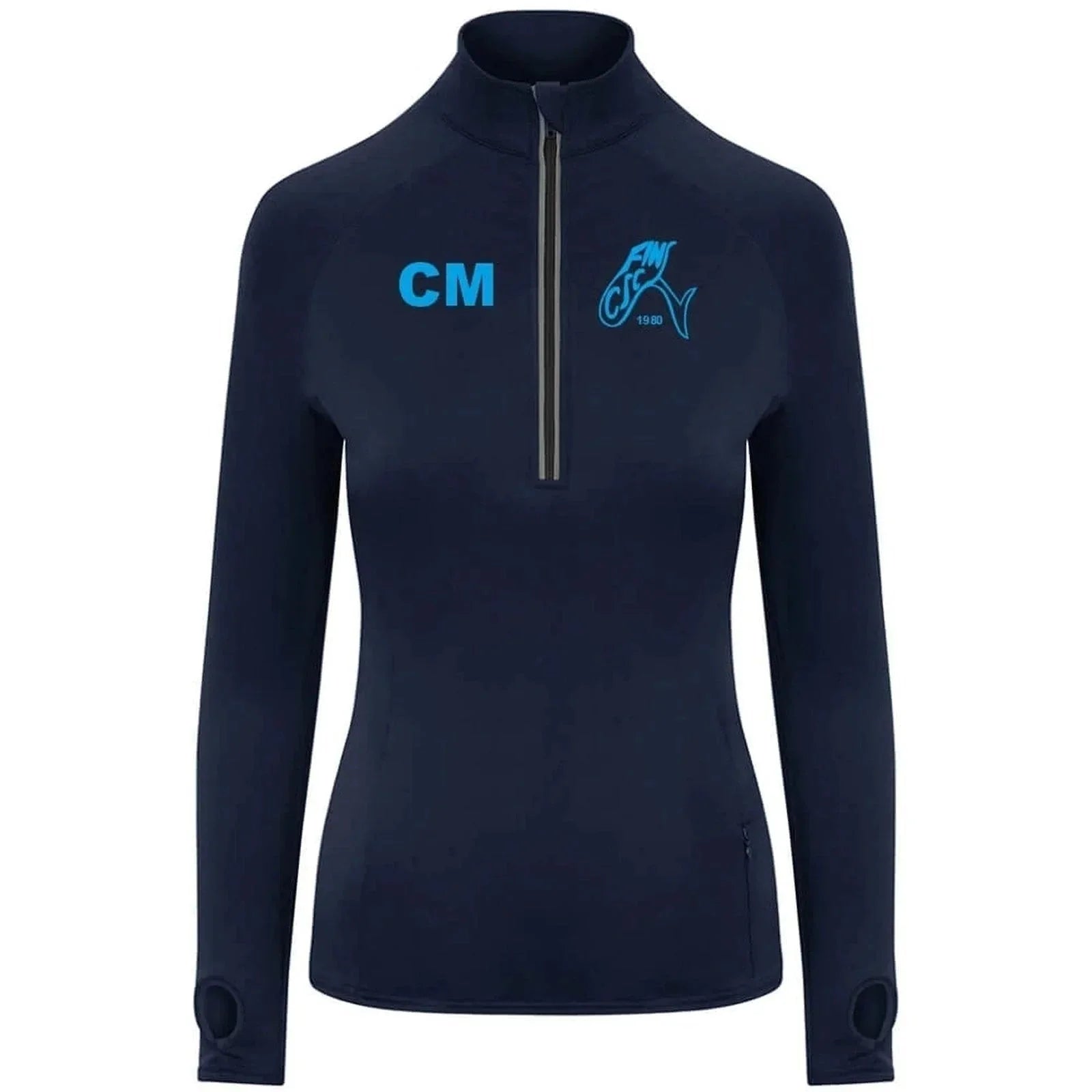 Fins CSC - Cool-Flex Half Zip Top Ladies