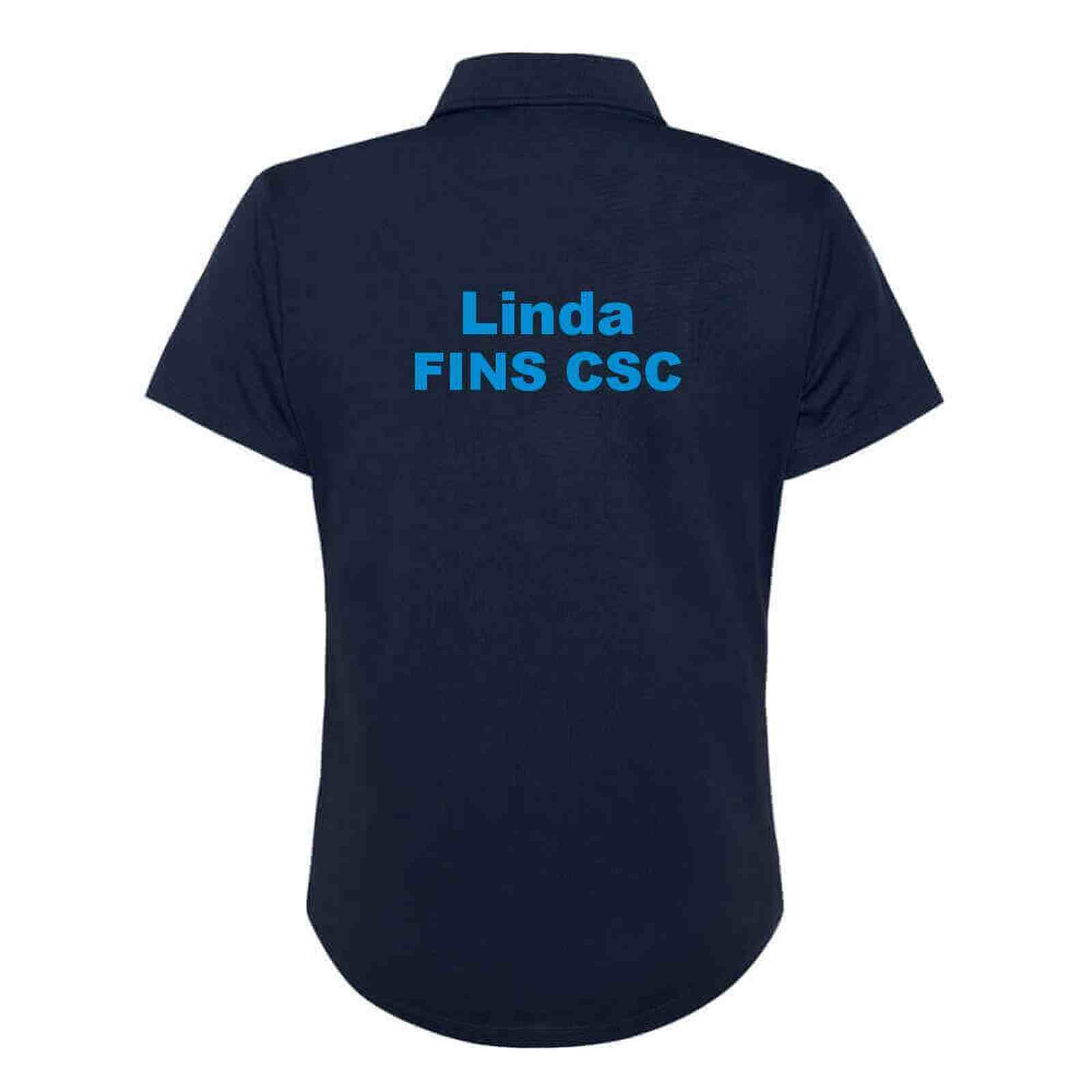 Fins CSC - Women's Tech Polo