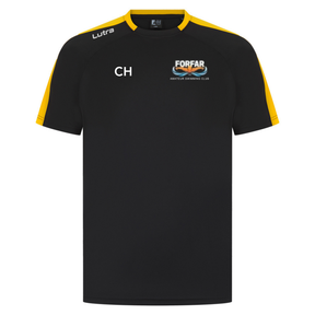 Forfar Amateur Swimming Club - Lutra Junior Team T-shirt - Black/Gold