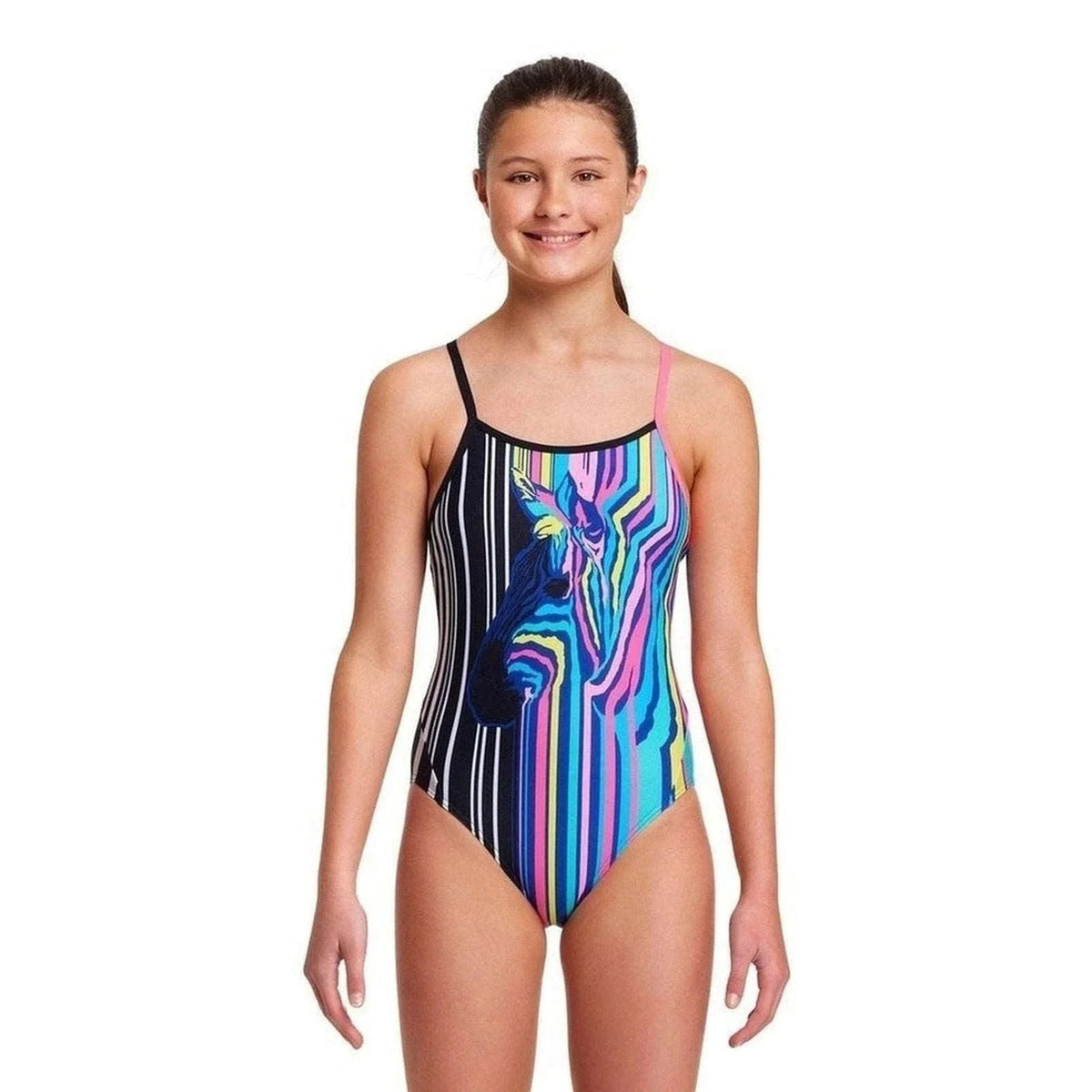 Funkita Girl's Diamond Back One Piece Swimsuit - Zorse Code