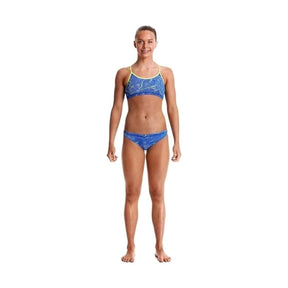 Funkita Girl's Racer Bk. Two Piece - Sea Salt | WrightSport