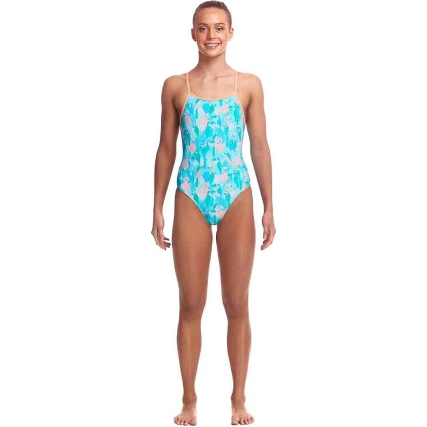 Funkita Girl's Diamond Bk. Swimsuit - Pastel Paradise