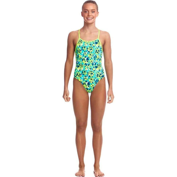 Funkita Girls Diamond Back One Piece Swimsuit - Stem Sell