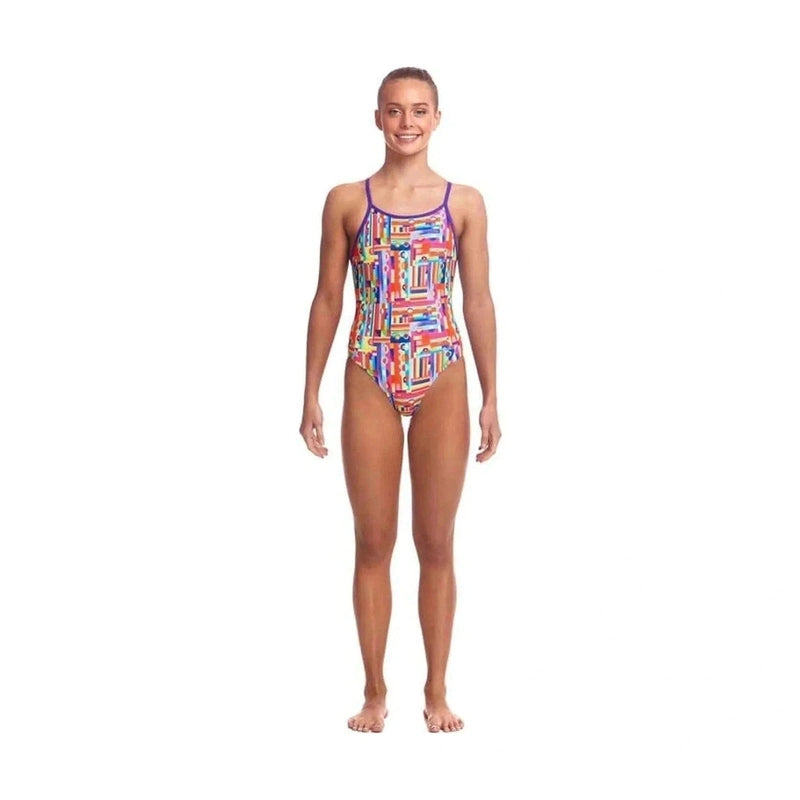 Funkita Girl's Diamond Bk. Swimsuit - Top Spot | WrightSport