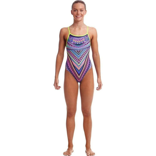 Funkita Girls Single Strap Swimsuit - Charm Armour