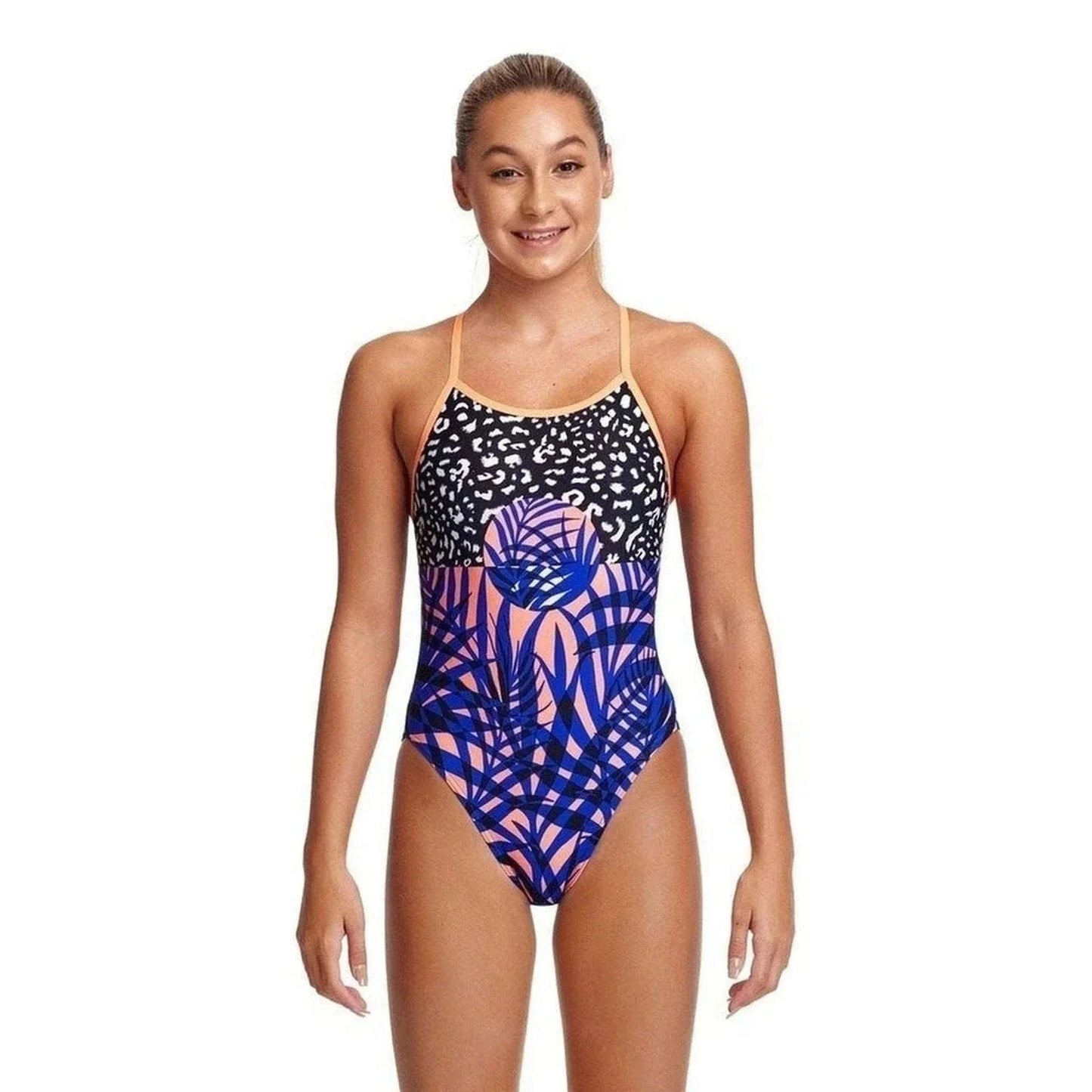 Funkita Girls Single Strap Swimsuit - Leo Lux