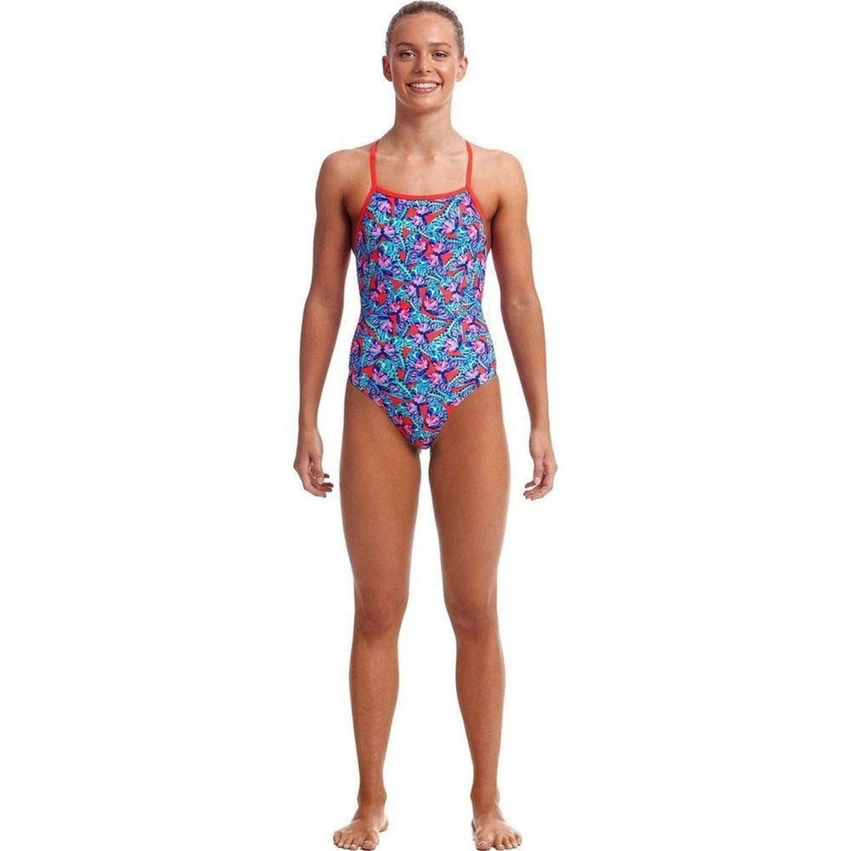 Funkita Girls Strapped In One Piece Swimsuit - Fly Free