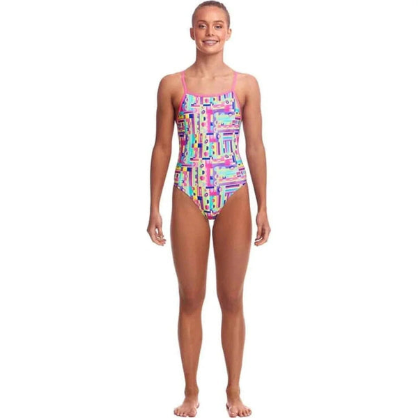 Funkita Girls Tie Me Tight One Piece - Jiggy Saw