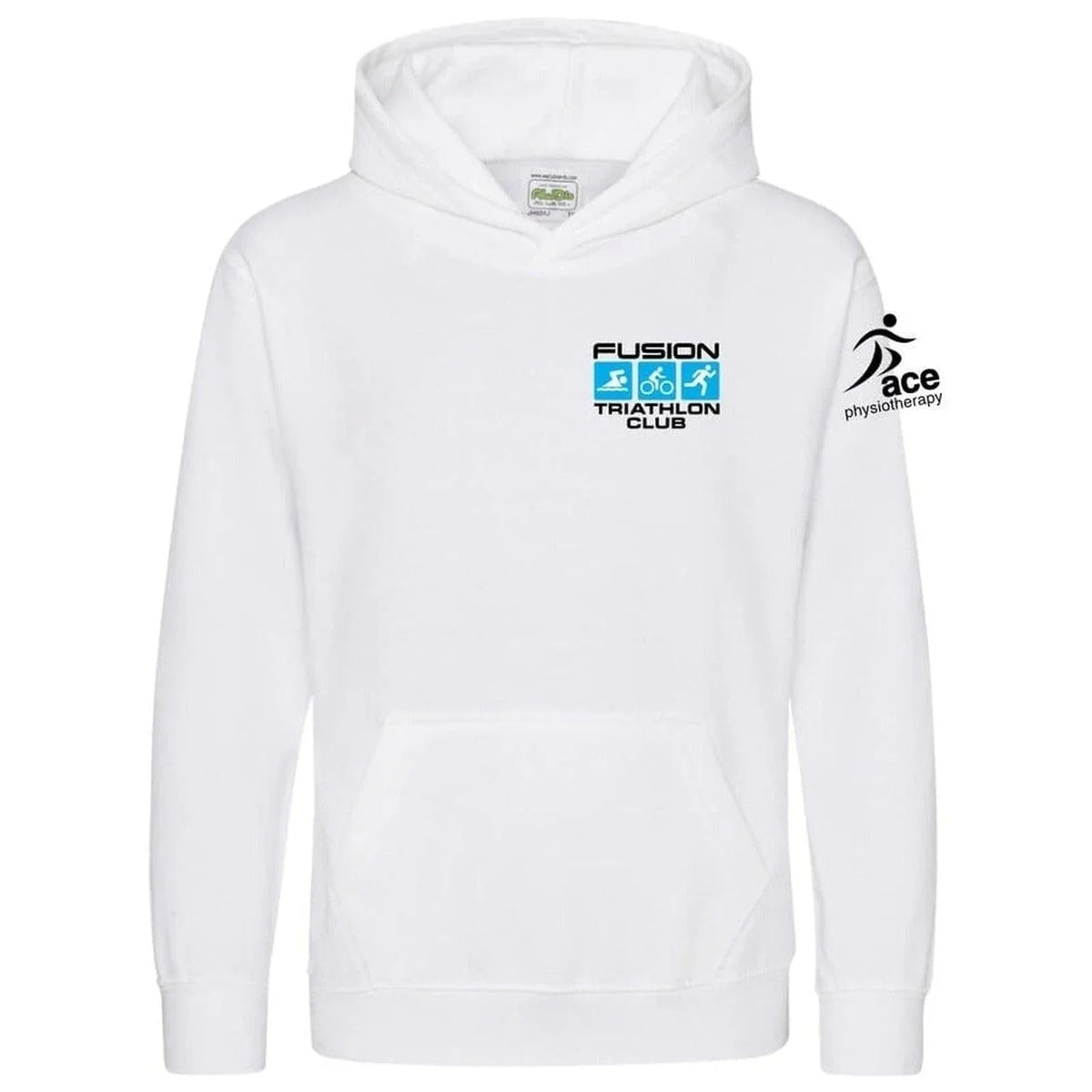 Fusion Tri - Club Hoodie JNR - Arctic White