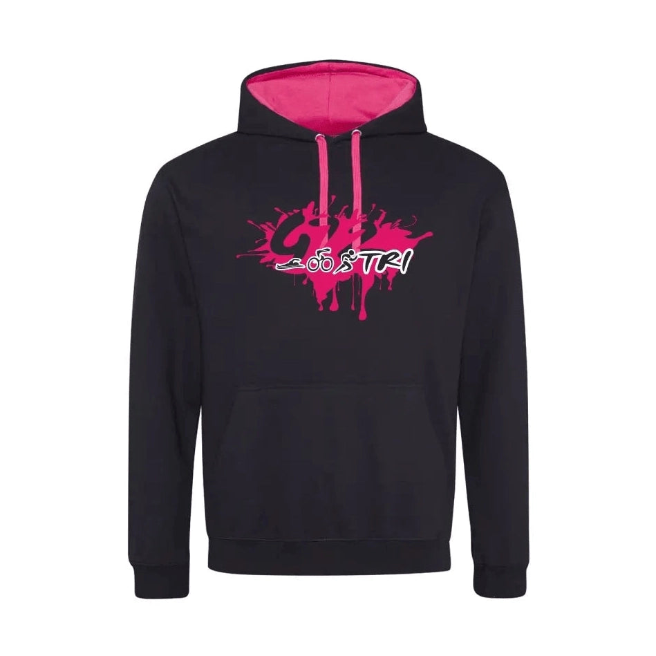 G72 TC - Varsity Hoodie - Jet Black/Hot Pink