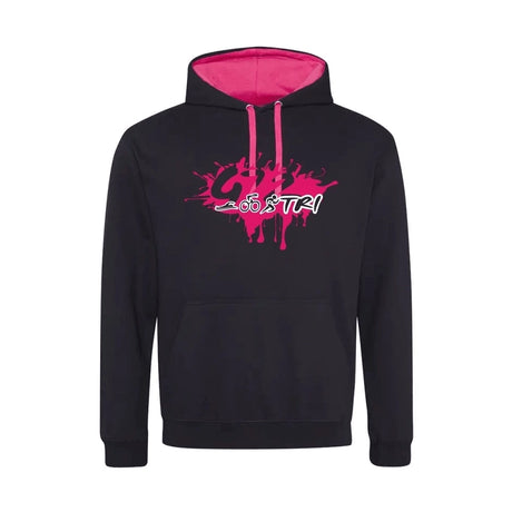 G72 TC - Varsity Hoodie - Jet Black/Hot Pink