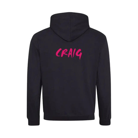 G72 TC - Varsity Hoodie - Jet Black/Hot Pink