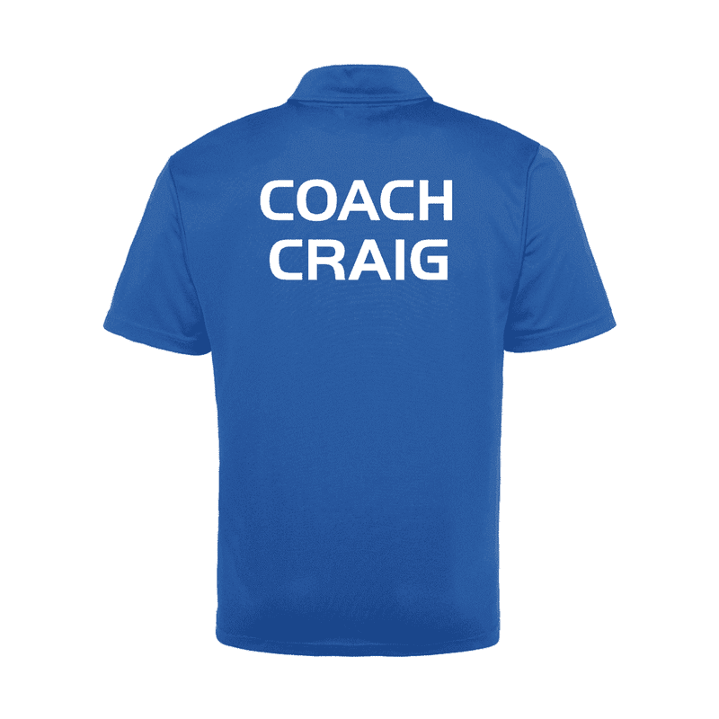 Kingston ASC - Unisex Cool Polo 'COACH' | WrightSport