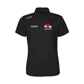 Kirkintilloch & Kilsyth Aquatics - 'COACH' Ladies Cool Polo Shirt