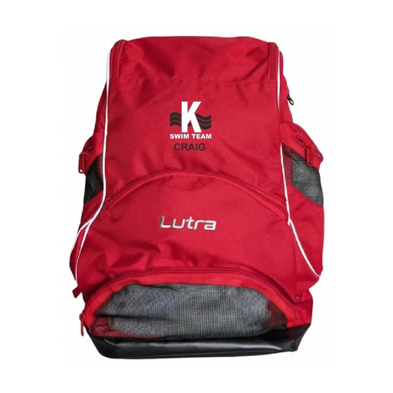 Kirkintilloch & Kilsyth Aquatics - Lutra Team Backpack 45 V2 - Red