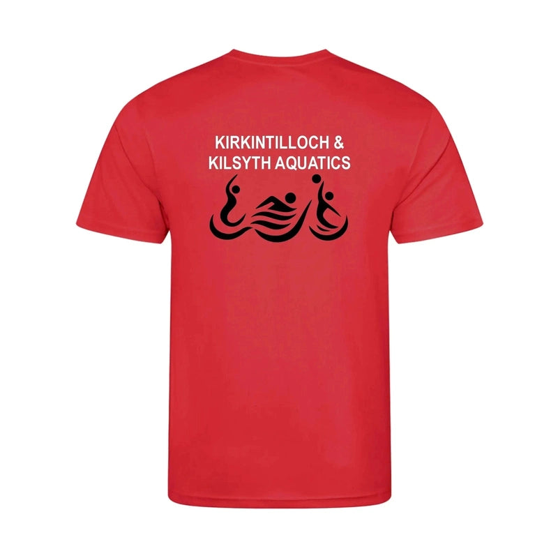 Kirkintilloch & Kilsyth Aquatics - 'Swimmers' Cool T-Shirt