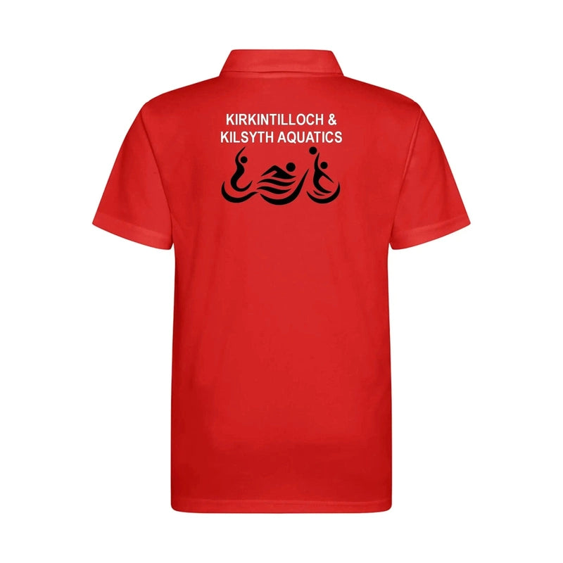 Kirkintilloch & Kilsyth Aquatics - 'Swimmers' Kids Cool Polo Shirt
