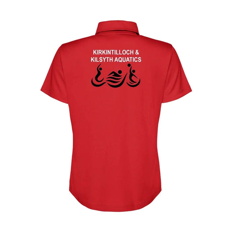 Kirkintilloch & Kilsyth Aquatics - 'Swimmers' Ladies Cool Polo Shirt