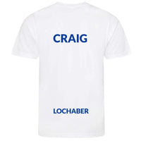 Lochaber ST - Arctic White Tech T-Shirt Unisex