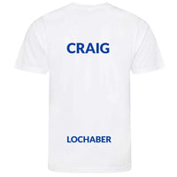 Lochaber ST - Arctic White Tech Tee JNR