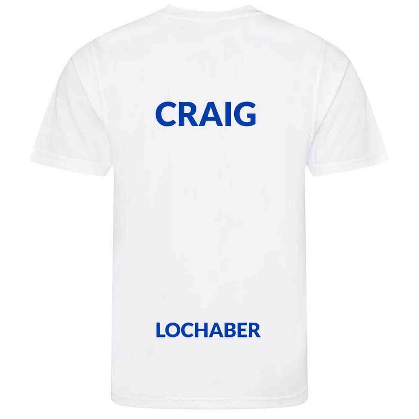 Lochaber ST - JNR Tech T-Shirt - White