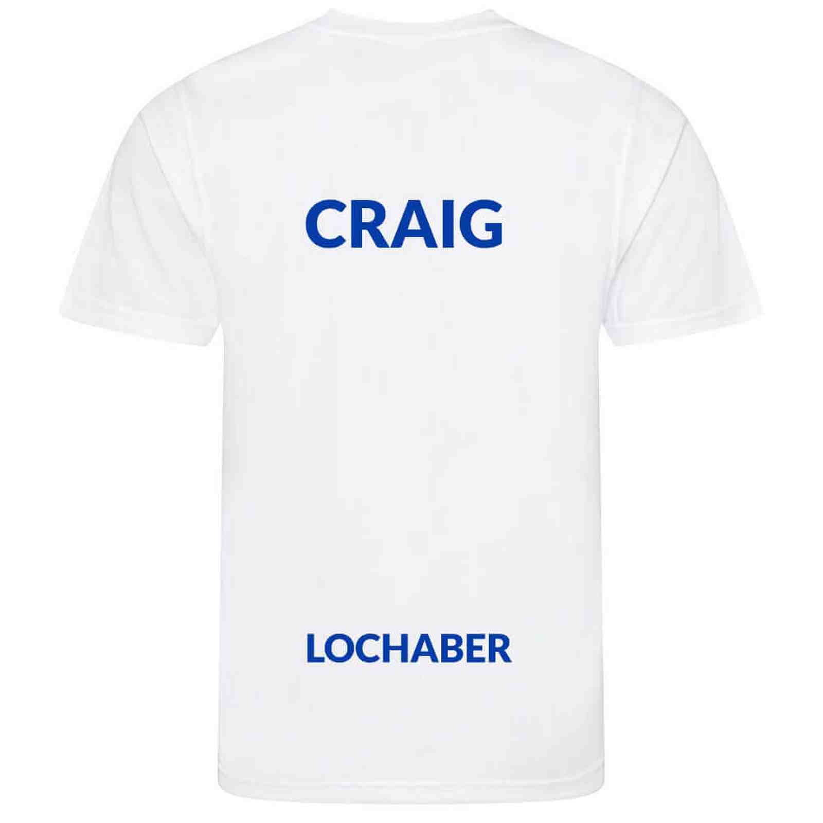 Lochaber ST - Unisex Tech T-Shirt - White