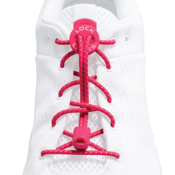 Lock Laces Original Shoelaces - Hot Pink