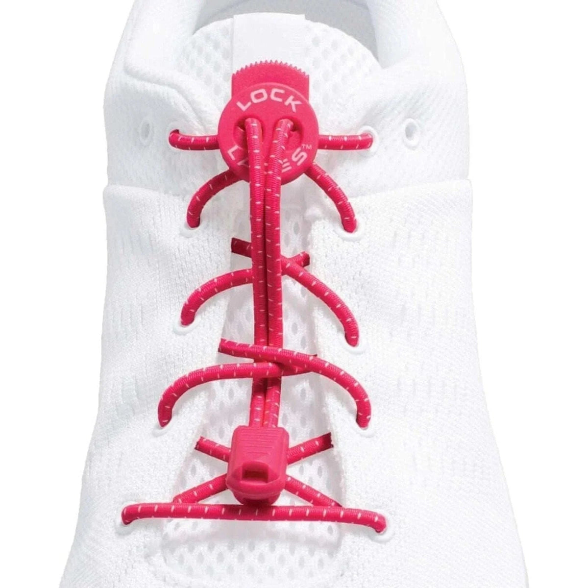 Lock Laces Original Shoelaces - Hot Pink