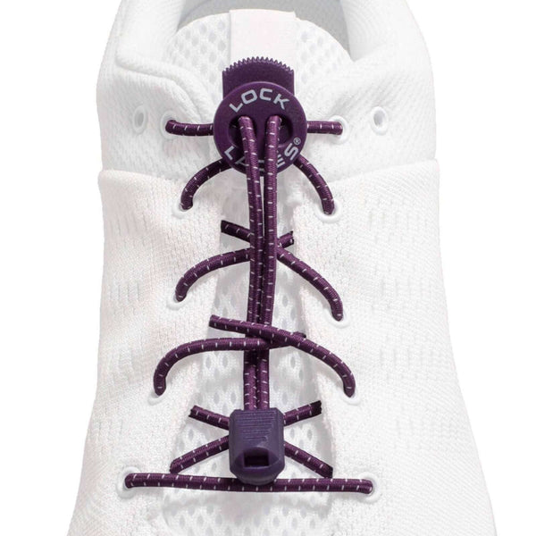 Lock Laces Original Shoelaces - Purple