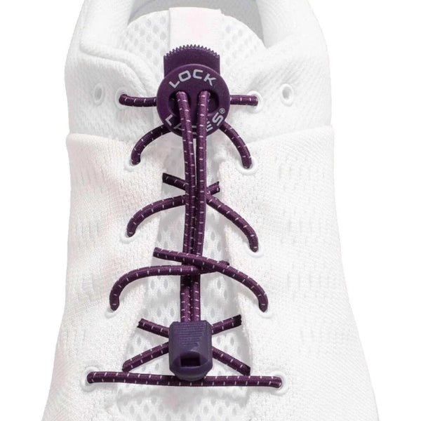 Lock Laces Original Shoelaces - Purple