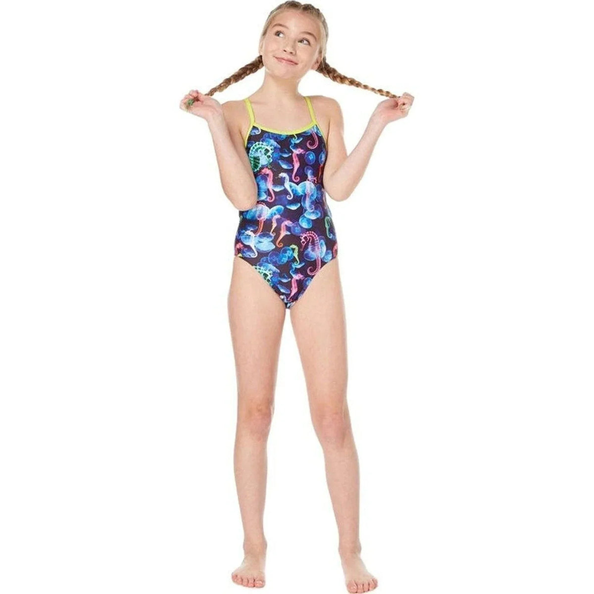 Maru Girls Ocean Pacer Fly Back Swimsuit