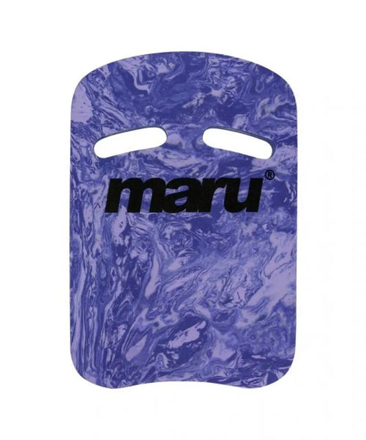 Maru Swirl Two Grip Fitness Kickboard - Dark Purple/Purple