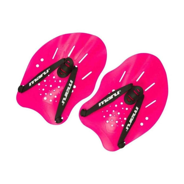 Maru Tech Hand Paddles - Pink | WrightSport
