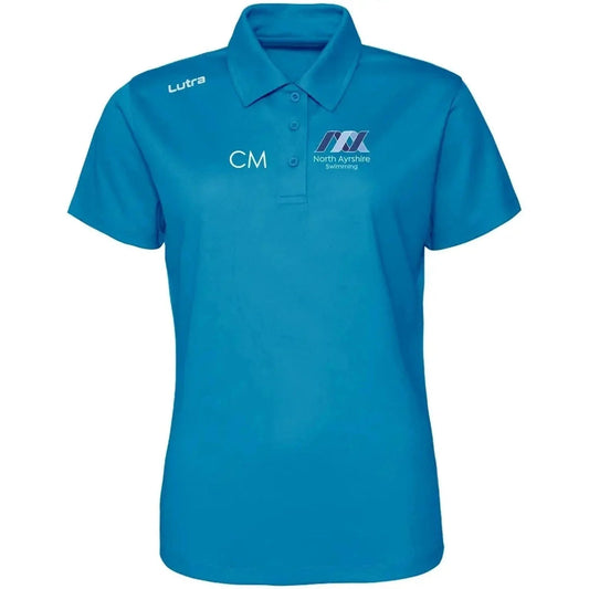 North Ayrshire Swimming - Lutra Women's 'COACH' Tech Polo