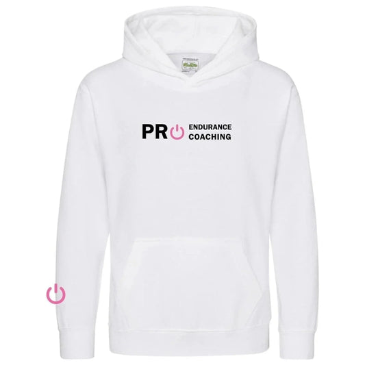 Pro Endurance - Club Hoodie JNR - Arctic White