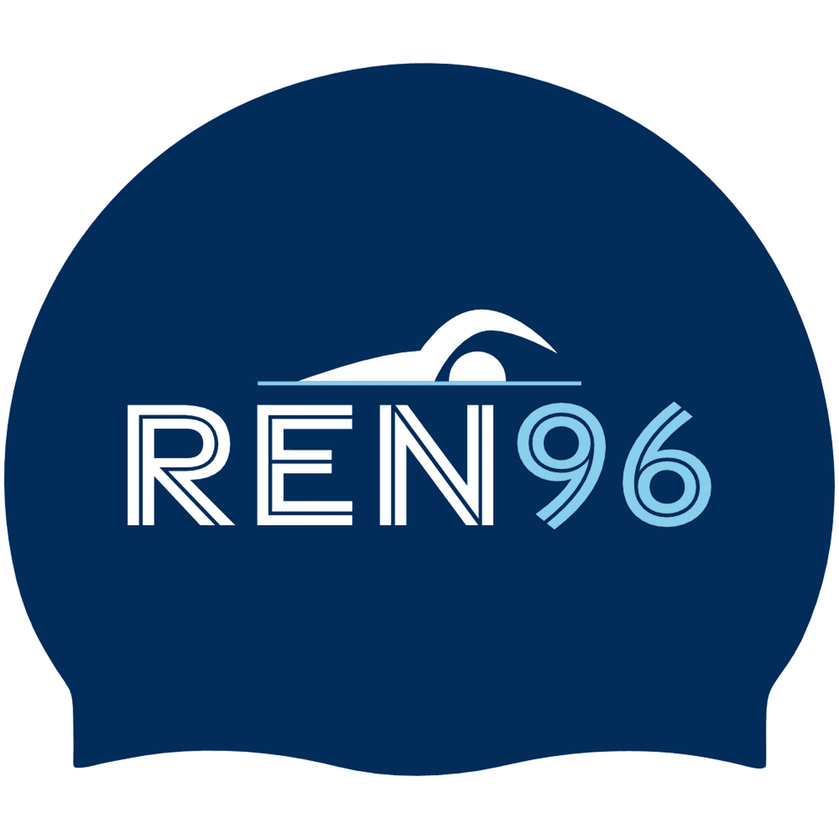 REN96 Swim Team - Silicone Swimming Cap