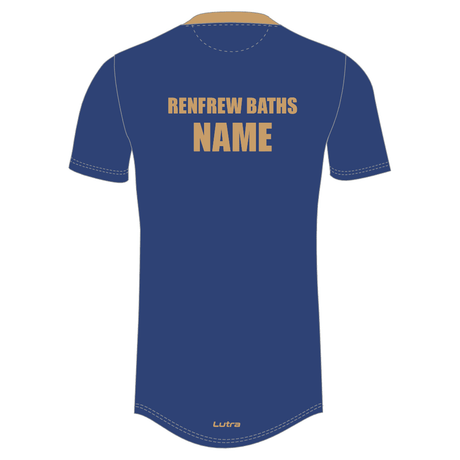Renfrew Baths ASC - Junior 'Air-Tec' T-Shirt - Navy Blue