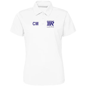 Rutherglen ASC - 'STO' Women's Cool Polo - White