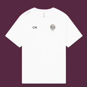 Stock Exchange Swimming Club - Lutra WHITE Unisex H/weight Cotton Boxy Tee