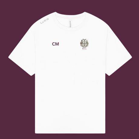 Stock Exchange Swimming Club - Lutra WHITE Unisex H/weight Cotton Boxy Tee