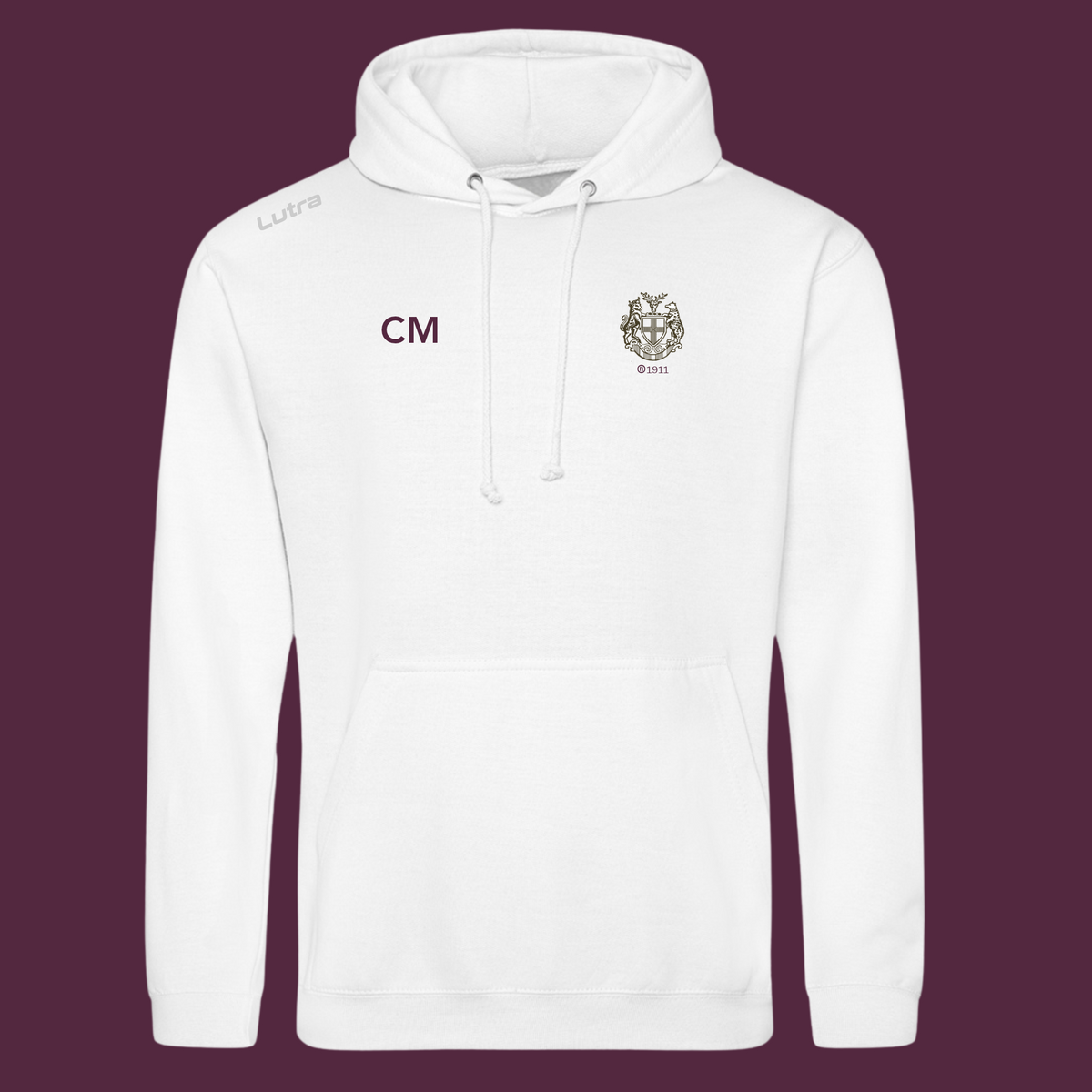 Stock Exchange Swimming Club - Lutra Arctic White College Hoodie