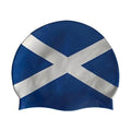 Scottish Saltire Flag Silicone Swimming Cap | WrightSport
