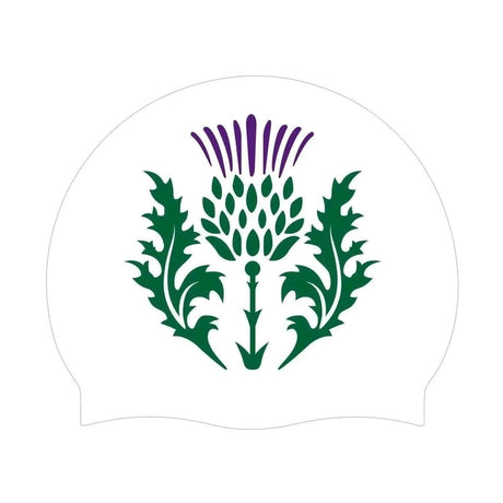 Scottish Thistle Silicone Swimming Cap | WrightSport
