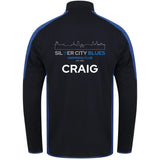 Silver City Blues Masters - 1/4 Zip Contrast Midlayer - Navy/royal