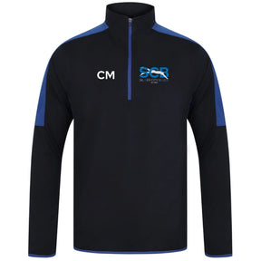 Silver City Blues Masters - 1/4 Zip Contrast Midlayer - Navy/royal