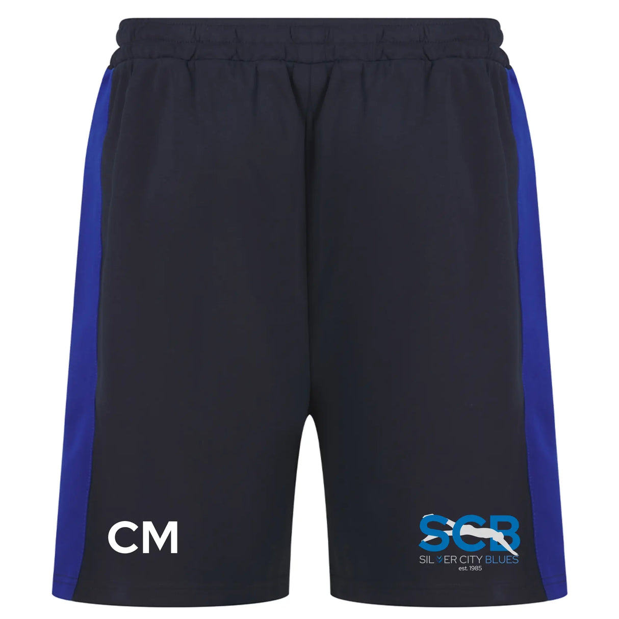 Silver City Blues Masters - Knitted Shorts with Zip Pockets - Navy/royal
