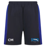 Silver City Blues Masters - Knitted Shorts with Zip Pockets - Navy/royal