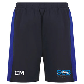 Silver City Blues Masters - Knitted Shorts with Zip Pockets - Navy/royal