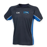 Silver City Blues Masters - Teamwear Panel T-Shirt - Navy/royal/white