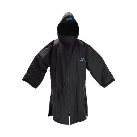 Sola Waterproof Changing Coat/Robe - Black | WrightSport